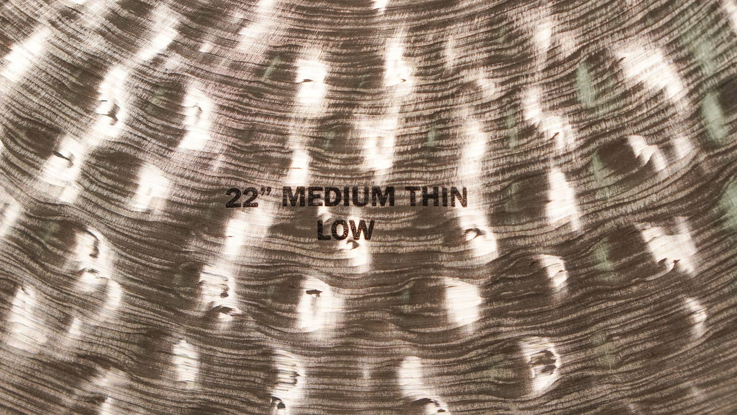 Zildjian 22" K. Constantinople Medium Thin Low Ride Cymbal - 2491g