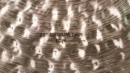 Zildjian 22" K. Constantinople Medium Thin Low Ride Cymbal - 2491g