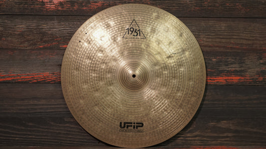 UFIP 22" est. 1931 Series Ride Cymbal - 2416g