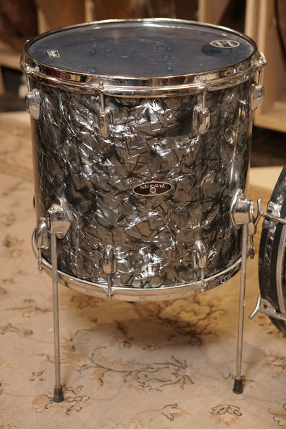 MIJ 13/16/20/5x14" Drum Set - 1960s Black Diamond Pearl
