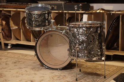 MIJ 13/16/20/5x14" Drum Set - 1960s Black Diamond Pearl