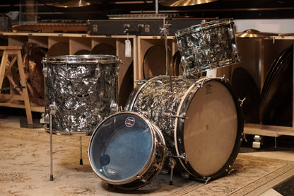 MIJ 13/16/20/5x14" Drum Set - 1960s Black Diamond Pearl