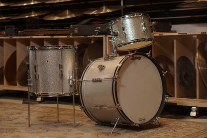 Ludwig 12/14/20" Club Date Drum Set - 1960s Sparkling Silver Pearl