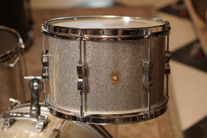 Ludwig 12/14/20" Club Date Drum Set - 1960s Sparkling Silver Pearl