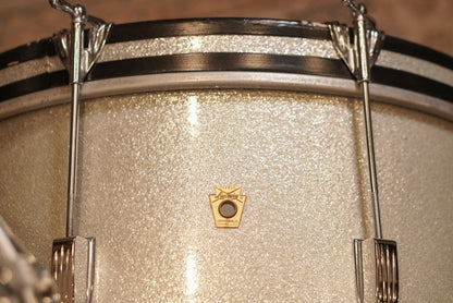 Ludwig 12/14/20" Club Date Drum Set - 1960s Sparkling Silver Pearl