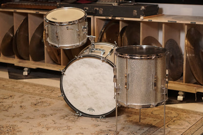 Ludwig 12/14/20" Club Date Drum Set - 1960s Sparkling Silver Pearl