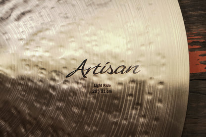 Sabian 20" Artisan Light Ride Cymbal - 2176g