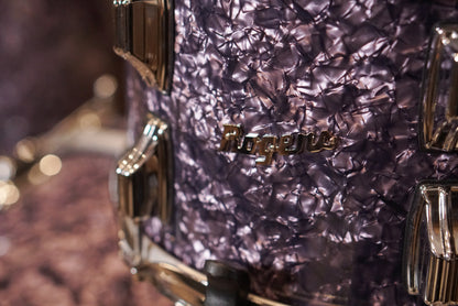 Rogers 12/14/18/5x14" Cleveland (Reissue) Drum Set - Purple Diamond Pearl