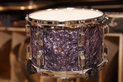 Rogers 12/14/18/5x14" Cleveland (Reissue) Drum Set - Purple Diamond Pearl