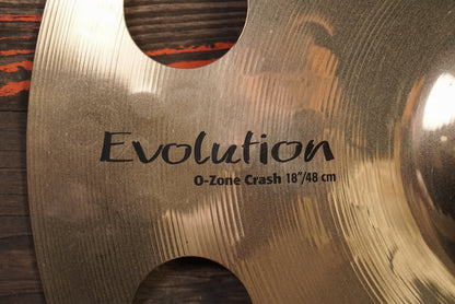 Sabian 18" HHX Evolution O-Zone Crash Cymbal - 1114g