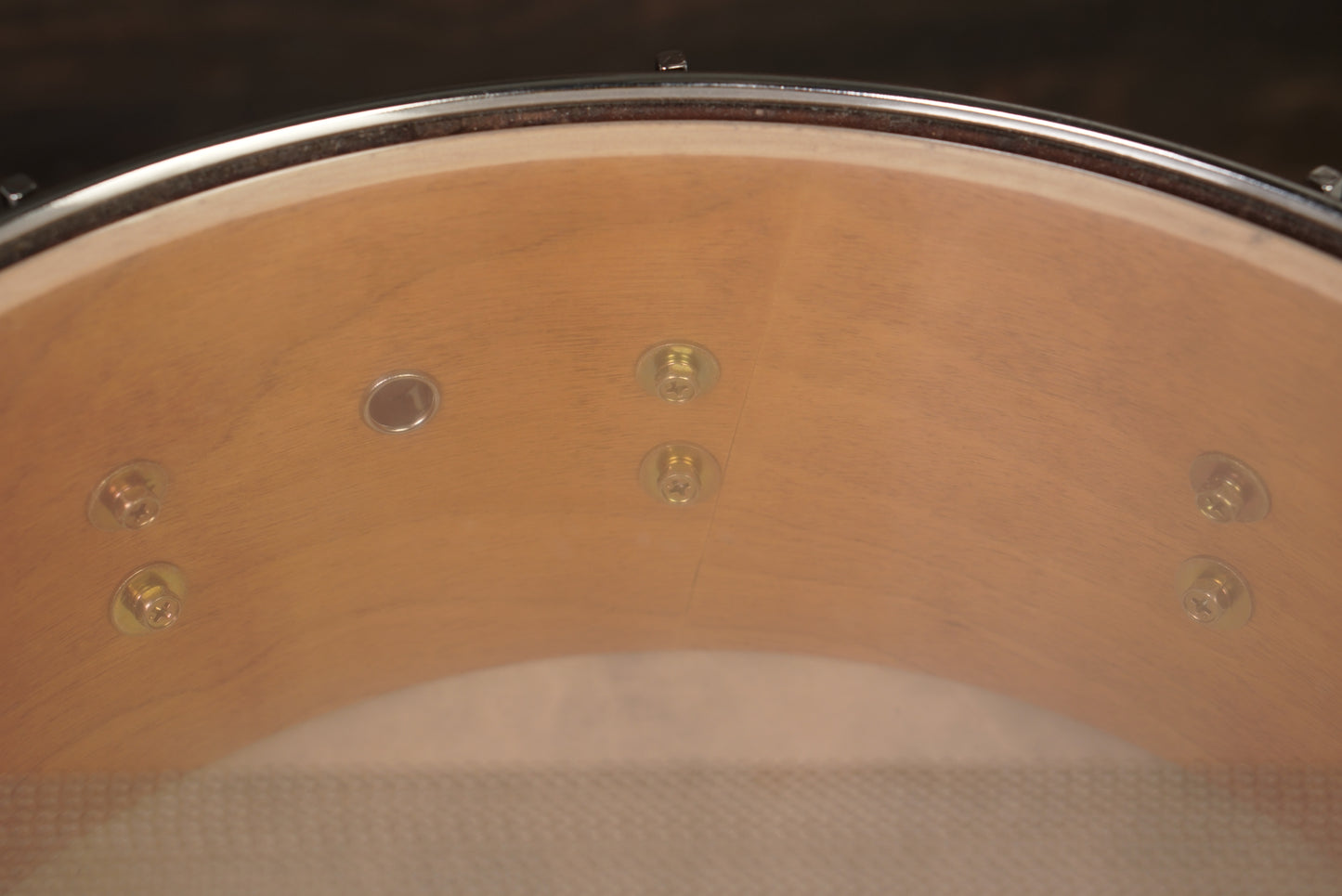 Yamaha 5x14" Birch Custom Absolute Snare Drum - Vintage Natural - Owned by Al Foster