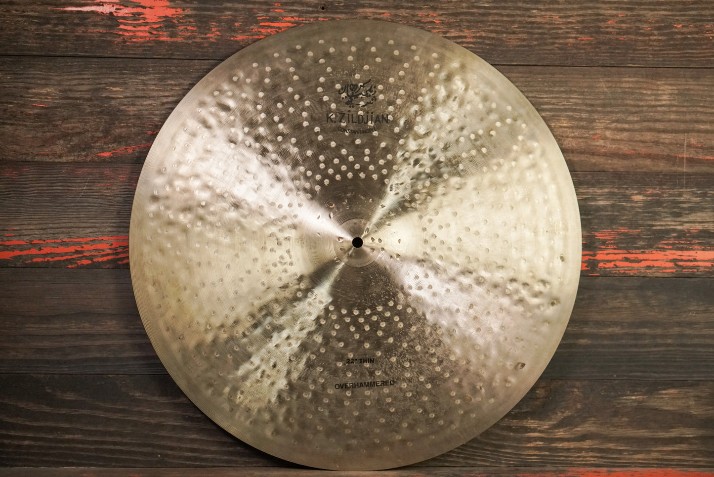 Zildjian 22" K. Constantinople Thin Overhammered Ride Cymbal - 2250g