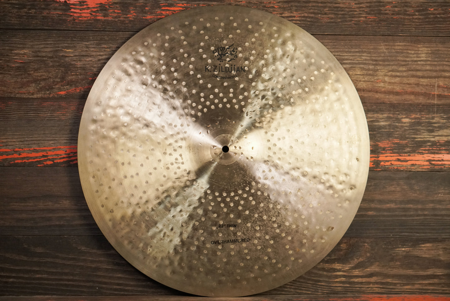 Zildjian 22" K. Constantinople Thin Overhammered Ride Cymbal - 2250g