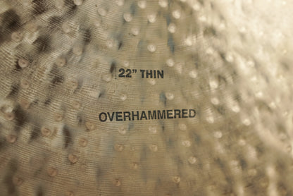 Zildjian 22" K. Constantinople Thin Overhammered Ride Cymbal - 2250g