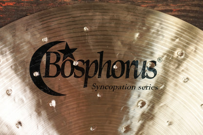 Bosphorus 22" Syncopation Ride Cymbal - 2660g
