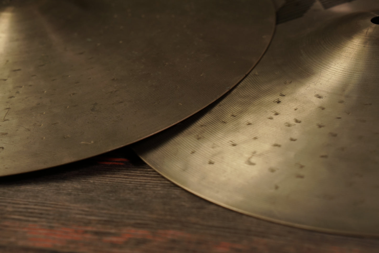 Zildjian 13" K. Custom Dark Hi-Hat Cymbals - 842/1014g - Owned by Al Foster