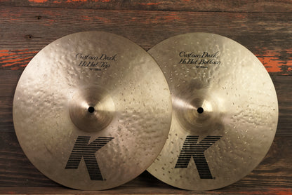 Zildjian 13" K. Custom Dark Hi-Hat Cymbals - 774/910g - Owned by Al Foster