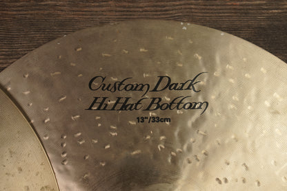Zildjian 13" K. Custom Dark Hi-Hat Cymbals - 774/910g - Owned by Al Foster