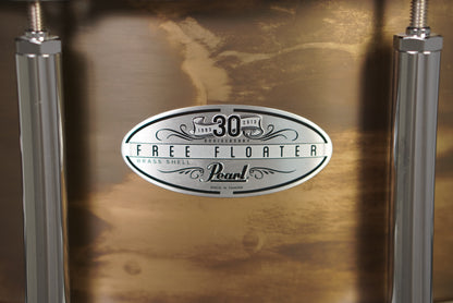 Pearl 6.5x14" 30th Anniversary Free Floating Brass Snare Drum