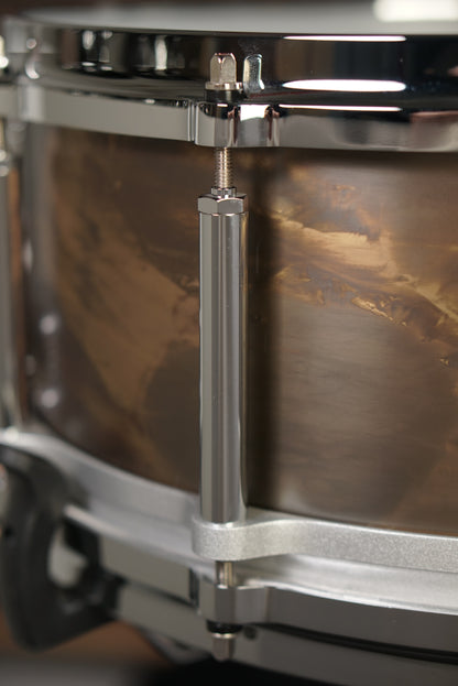 Pearl 6.5x14" 30th Anniversary Free Floating Brass Snare Drum