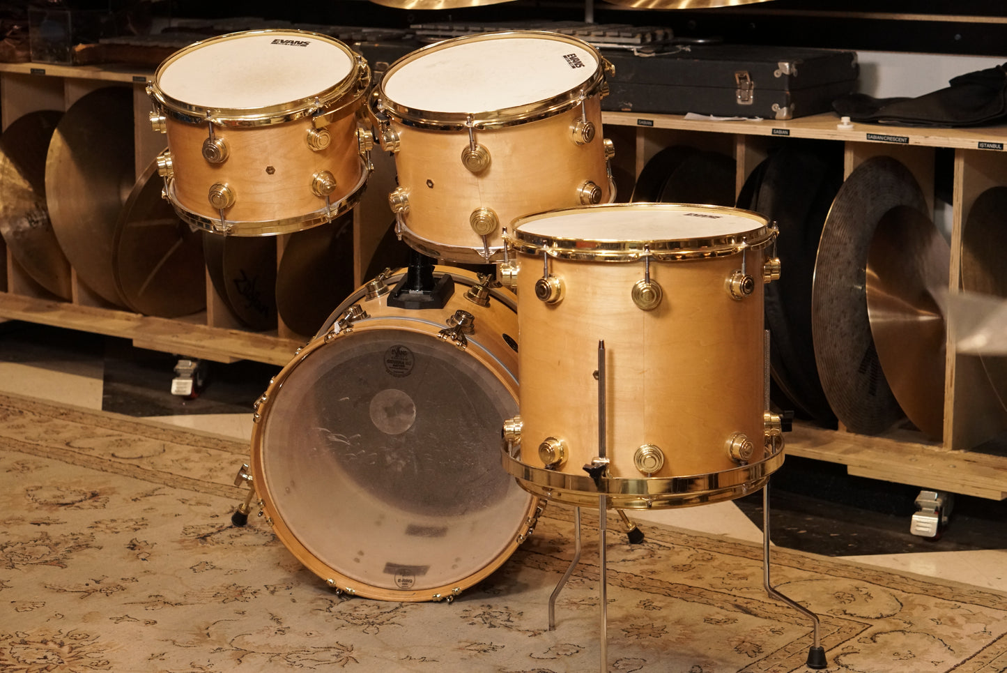 DW 12/13/14/18/20" Pre-Collector's Series Drum Set - Satin Natural Oil