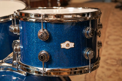 Camco 12/14/18" Drum Set - 1960s Blue Glass Glitter