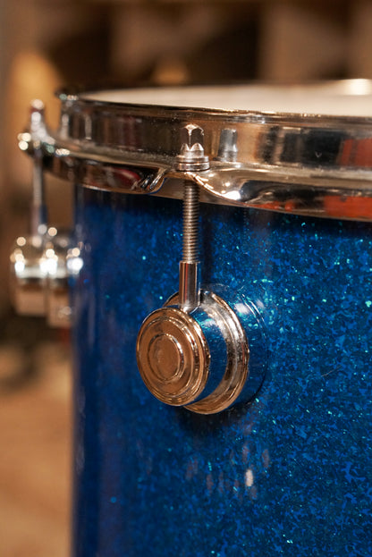 Camco 12/14/18" Drum Set - 1960s Blue Glass Glitter