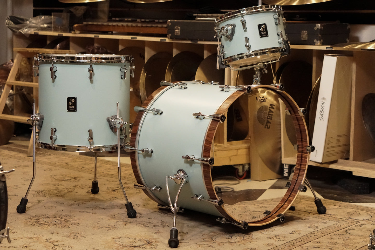 Sonor 12/16/22" SQ1 Drum Set - Cruiser Blue