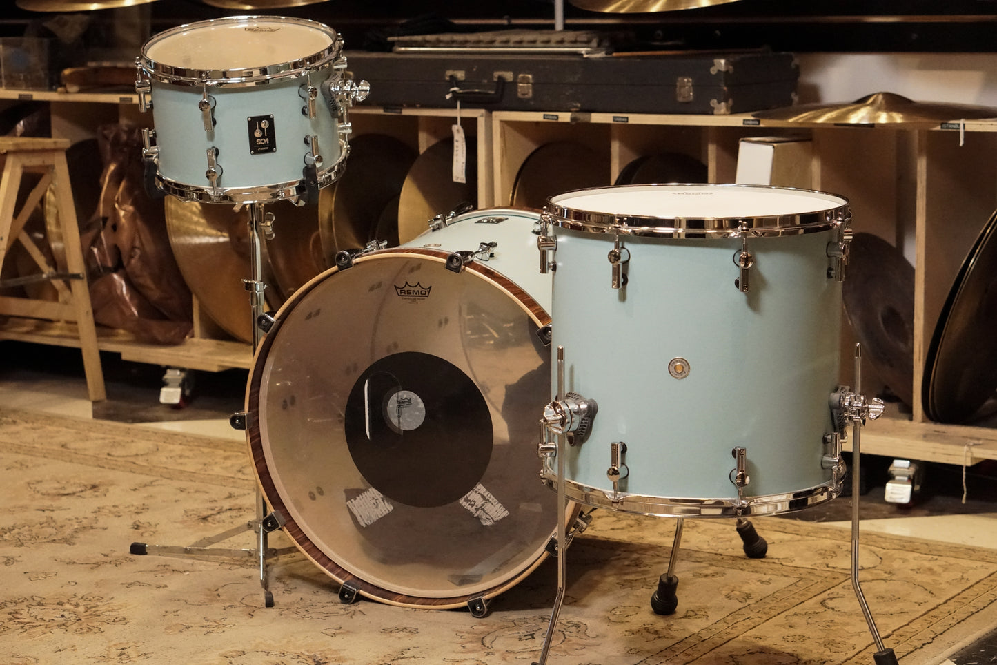 Sonor 12/16/22" SQ1 Drum Set - Cruiser Blue