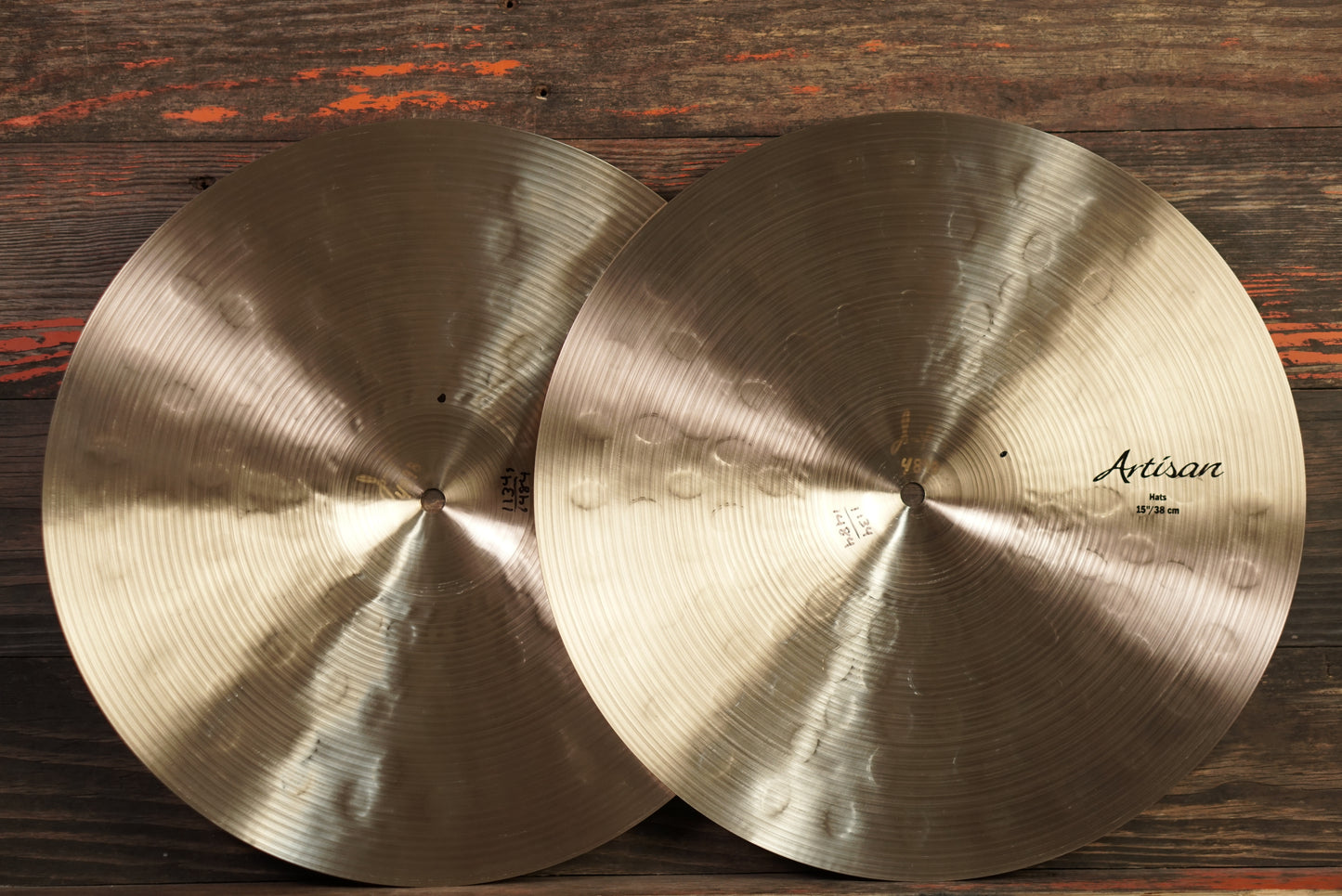 Sabian 15" Artisan Hi-Hat Cymbals - 1134/1484g