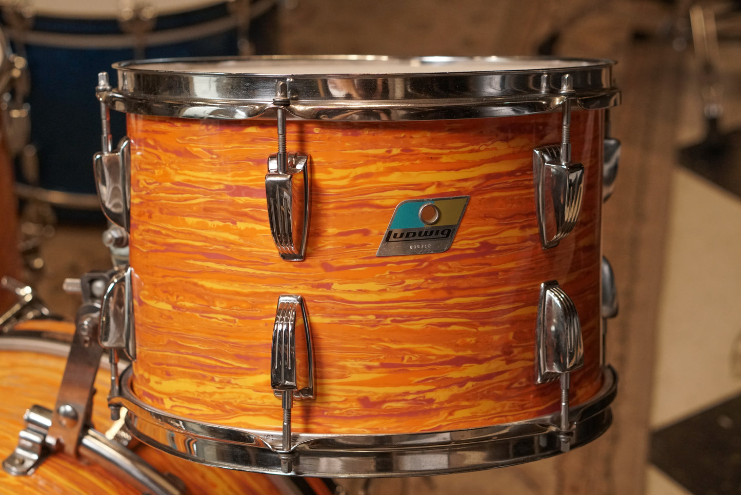 Ludwig 13/16/22/5x14" Super Classic Drum Set - 1970s Mod Orange