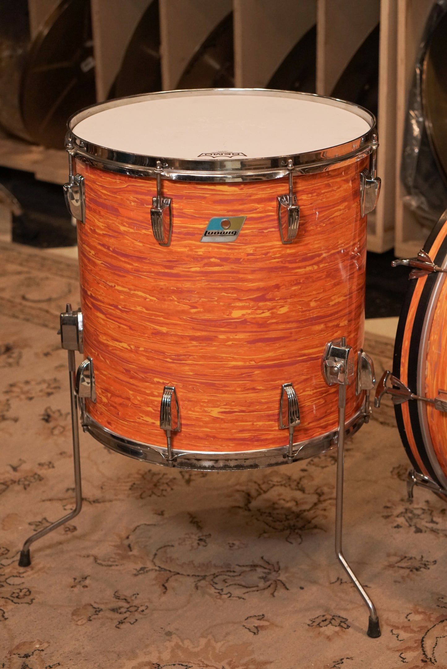 Ludwig 13/16/22/5x14" Super Classic Drum Set - 1970s Mod Orange