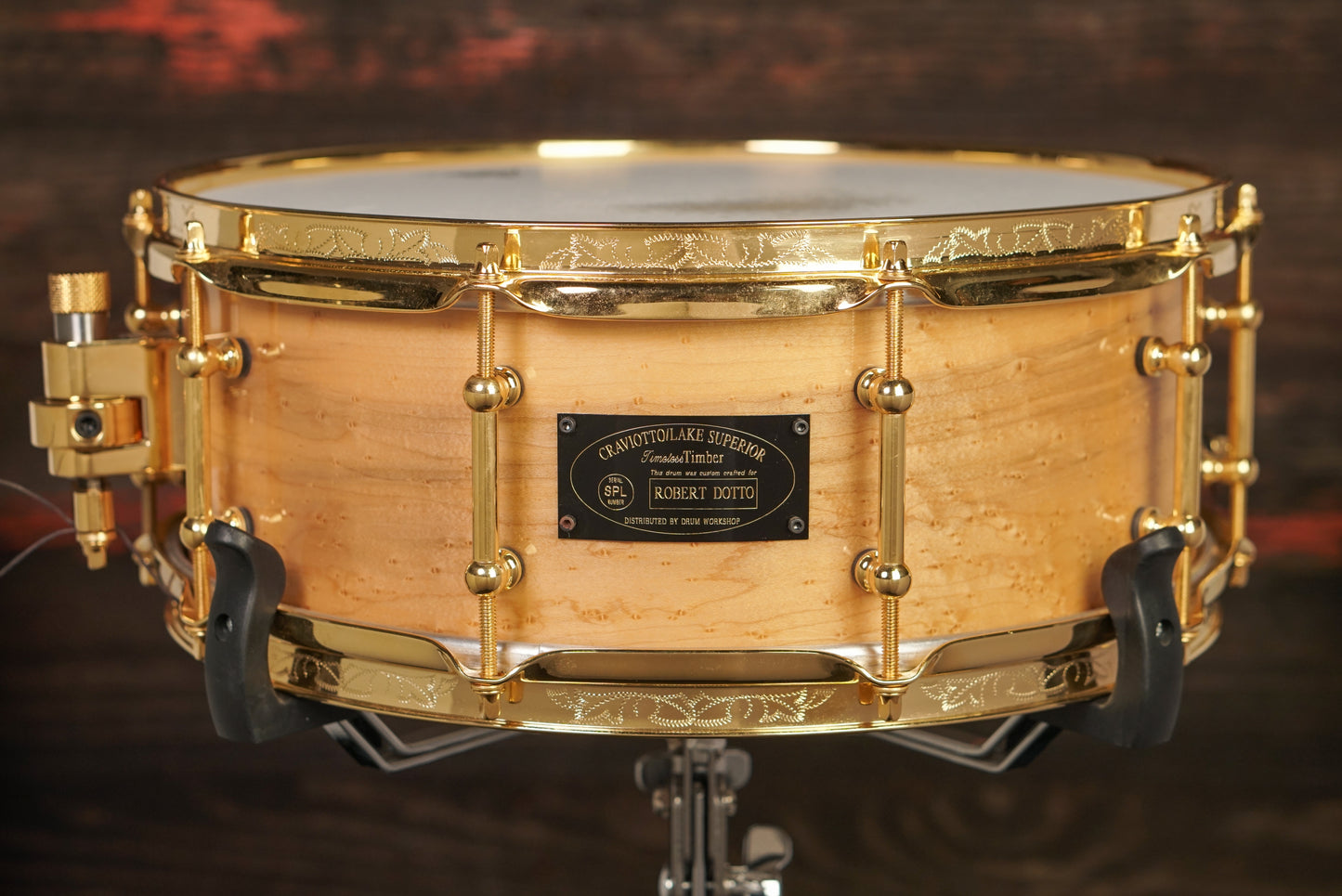 Craviotto 5.5x14" Timeless Timber SPL "Dotto" Birdseye Maple Snare Drum