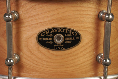 Craviotto 5.5x14" Timeless Timber SPL "Fromm" Solid Birch Snare Drum