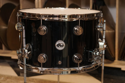DW 10x16" Collector's Series SNOM Snare Drum/Floor Tom - Piano Black Lacquer
