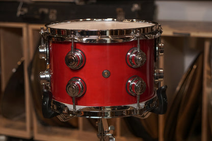 DW 7x10" Collector's Series Tom - 2003 Red Lacquer - Carl Allen