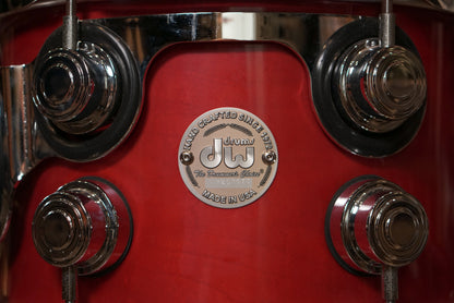 DW 7x10" Collector's Series Tom - 2003 Red Lacquer - Carl Allen