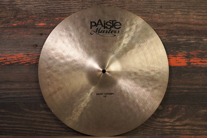 Paiste 18" Masters Dark Crash Cymbal - 1323g
