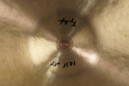 Hayden Custom 22” Vintage Series Ride Cymbal - 2571g