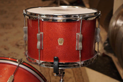 Ludwig 12/14/20" Club Date Drum Set - 1960s Red Sparkle
