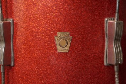 Ludwig 12/14/20" Club Date Drum Set - 1960s Red Sparkle
