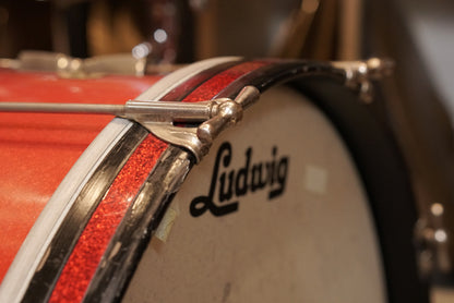 Ludwig 12/14/20" Club Date Drum Set - 1960s Red Sparkle