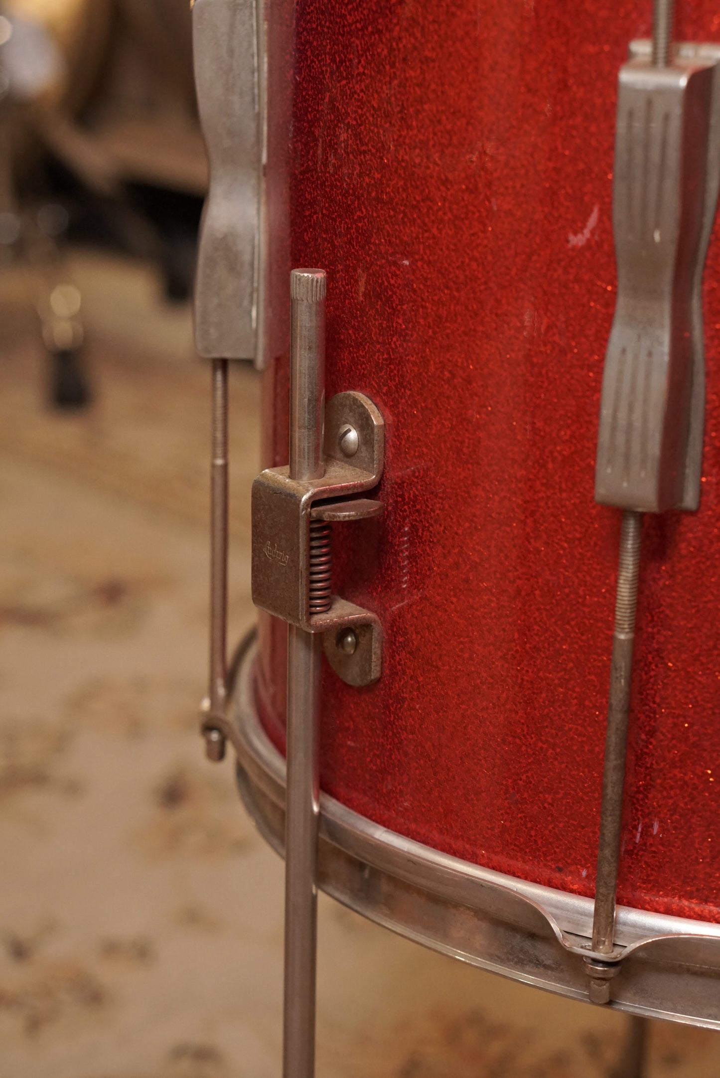 Ludwig 12/14/20" Club Date Drum Set - 1960s Red Sparkle