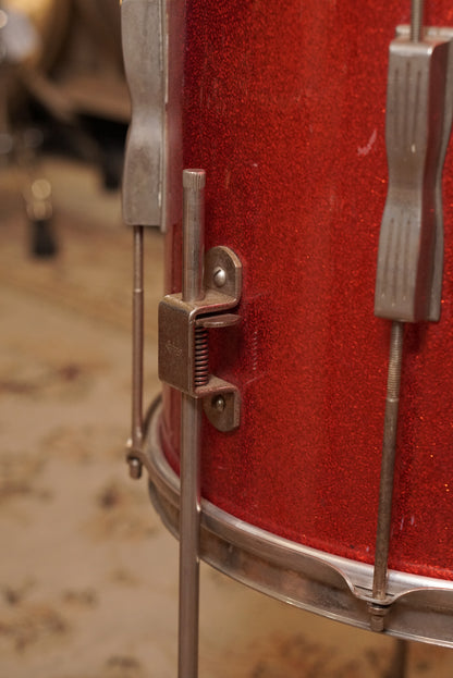 Ludwig 12/14/20" Club Date Drum Set - 1960s Red Sparkle