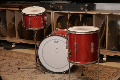 Ludwig 12/14/20" Club Date Drum Set - 1960s Red Sparkle