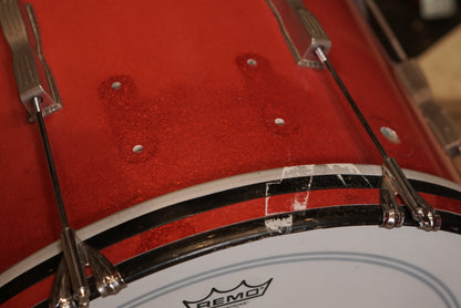 Ludwig 12/14/20" Club Date Drum Set - 1960s Red Sparkle
