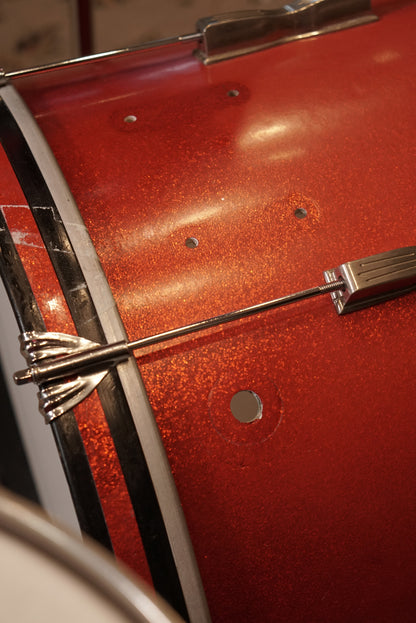 Ludwig 12/14/20" Club Date Drum Set - 1960s Red Sparkle