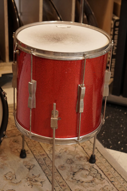 Ludwig 12/14/20" Club Date Drum Set - 1960s Red Sparkle