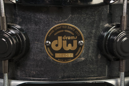 DW 4.5x12" Pre-Collector's Series Snare Drum - Ebony Stain - Carl Allen