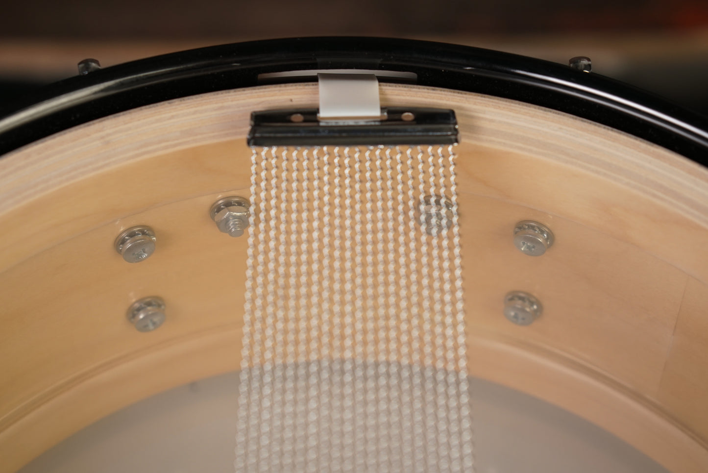 DW 4.5x12" Pre-Collector's Series Snare Drum - Ebony Stain - Carl Allen